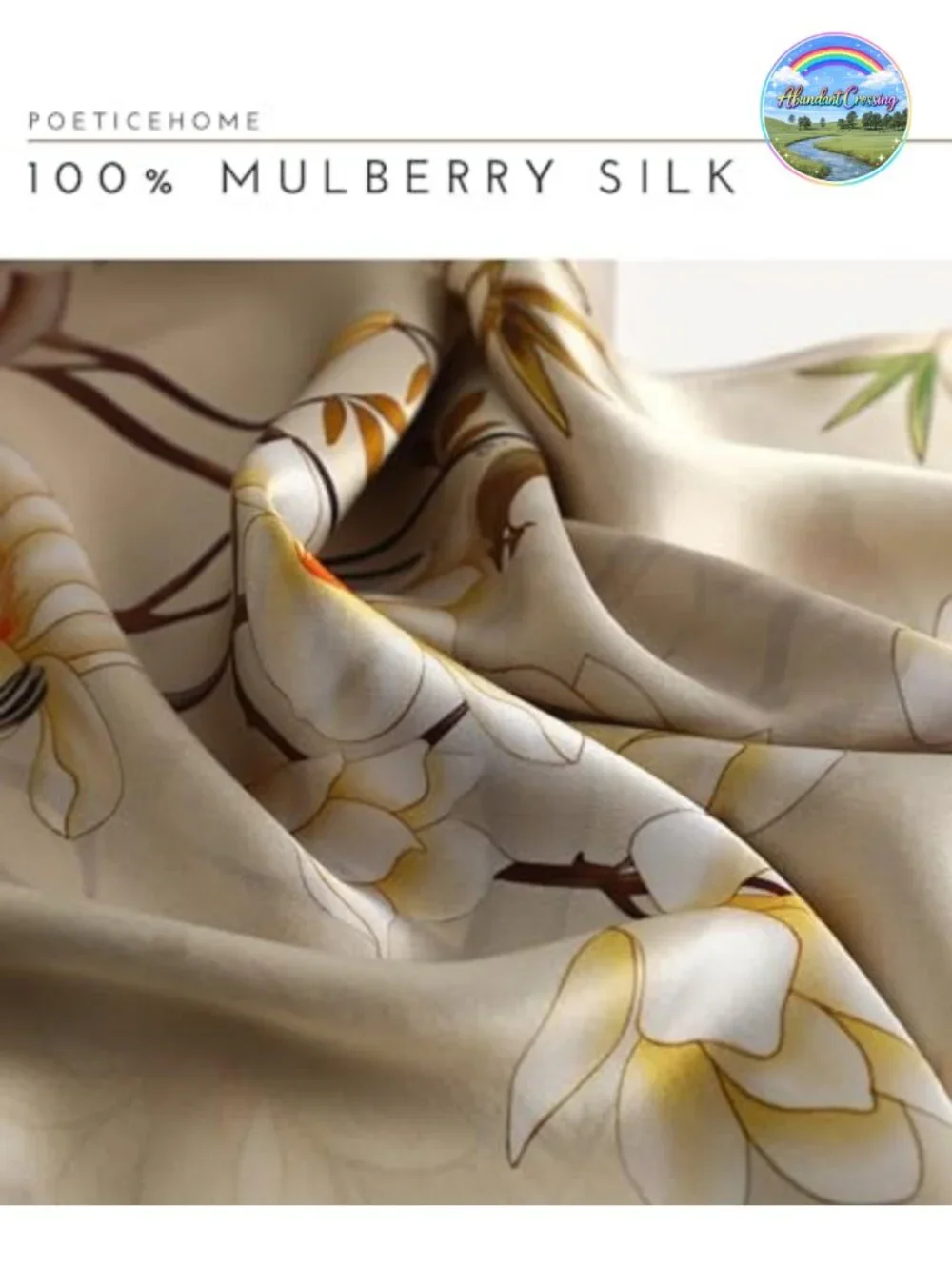 100% Mulberry Silk Scarf Long Wrap 68x21 Women's Fashion Scarf